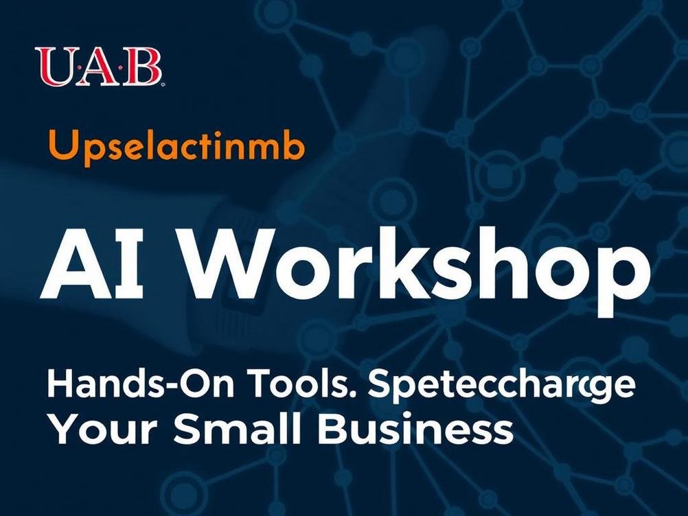 UAB’s Upcoming AI Workshop: Hands-On Tools to Supercharge Your Small Business