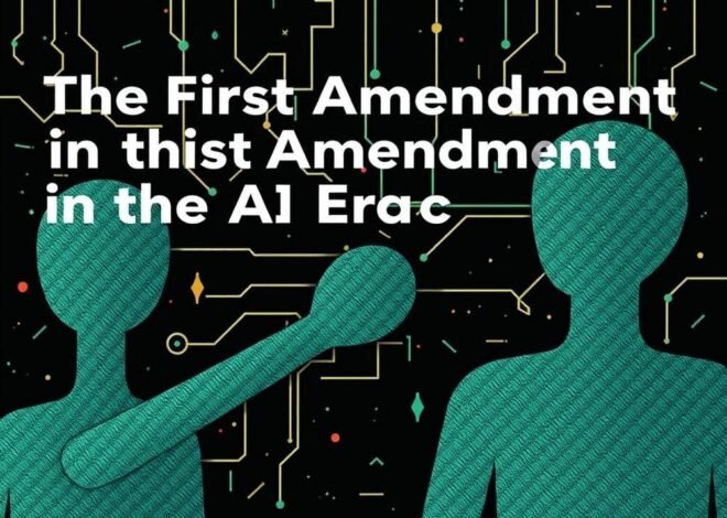 The First Amendment in the AI Era: Algorithms, Free Speech, and the Digital Wild West