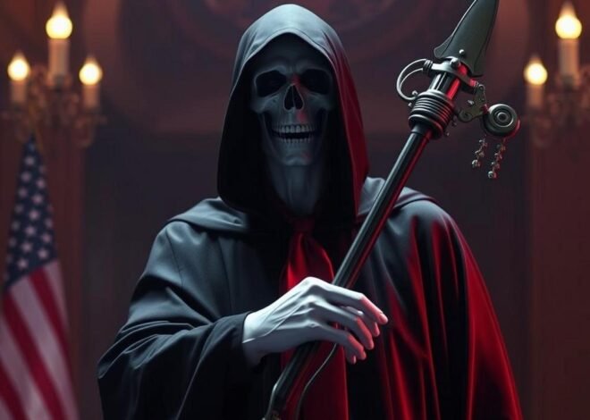 Trump Dons the Grim Reaper Cloak in This Wild AI Music Video – You Won’t Believe Your Eyes!