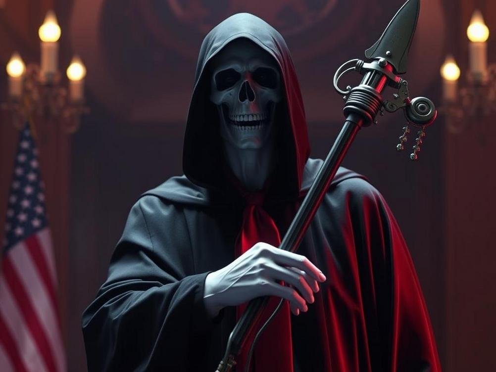 Trump Dons the Grim Reaper Cloak in This Wild AI Music Video – You Won’t Believe Your Eyes!