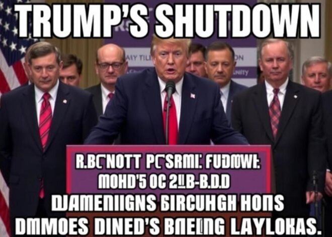 Trump’s Shutdown Shenanigans: Deepfake Memes Mocking Democrat Layoffs