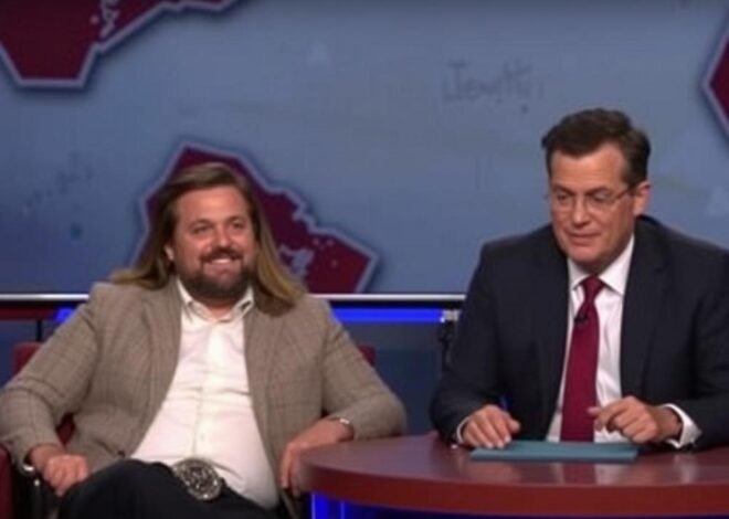 Stephen Colbert’s Wild AI Couch Skit Roasts JD Vance – You Won’t Believe This Late-Night Gem!