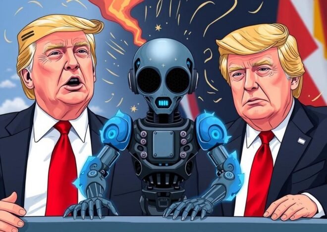 Trump’s Wild Ride with AI on Truth Social: Attacking Foes and Polishing His Image